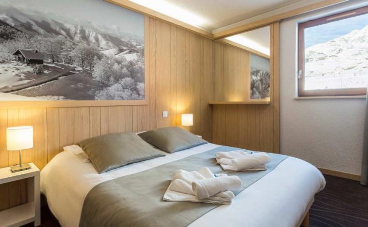 Hotel Les Bergers, Alpe d'Huez, Double Bedroom